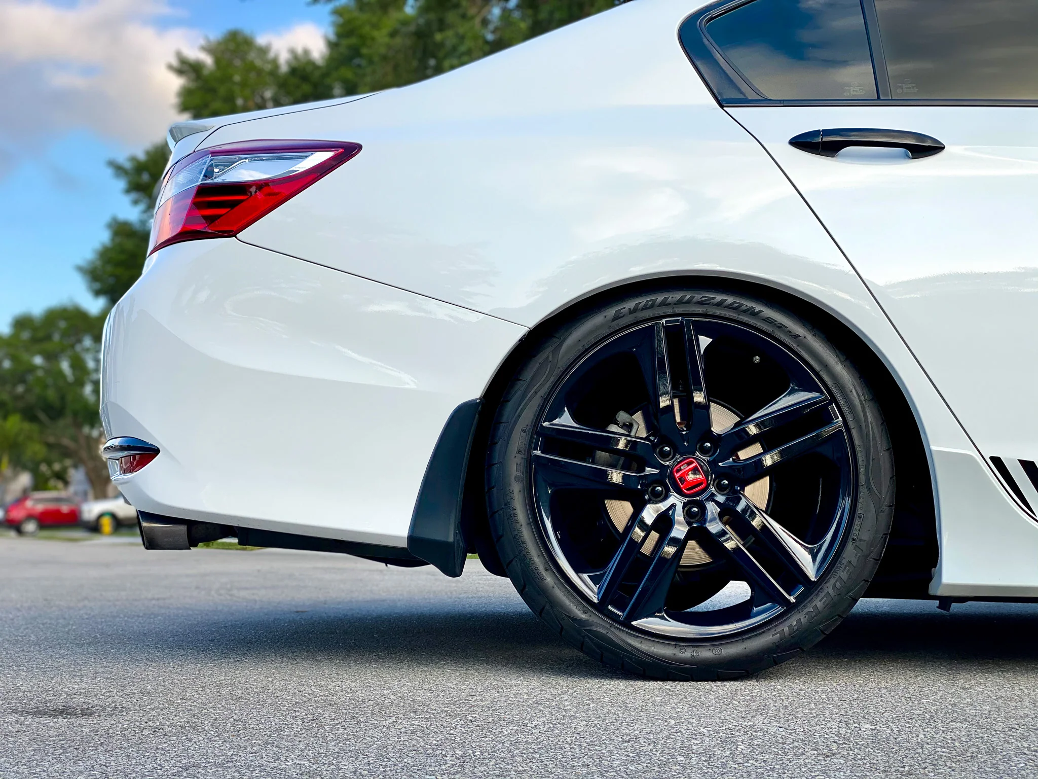 2013-2017 HONDA ACCORD SPORT WHEEL OVERLAY RIM CHROME DELETE - Image 2