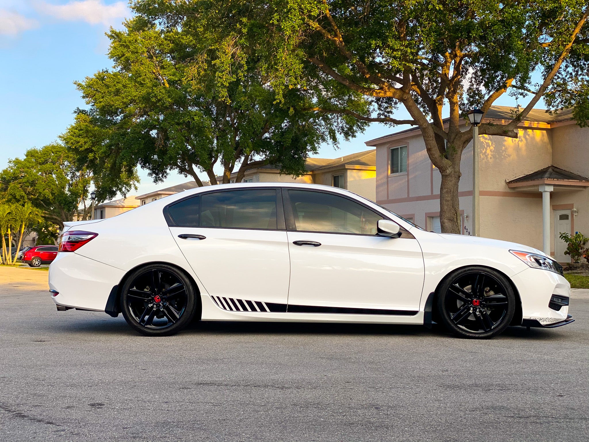 2013-2017 HONDA ACCORD SPORT WHEEL OVERLAY RIM CHROME DELETE - Image 3