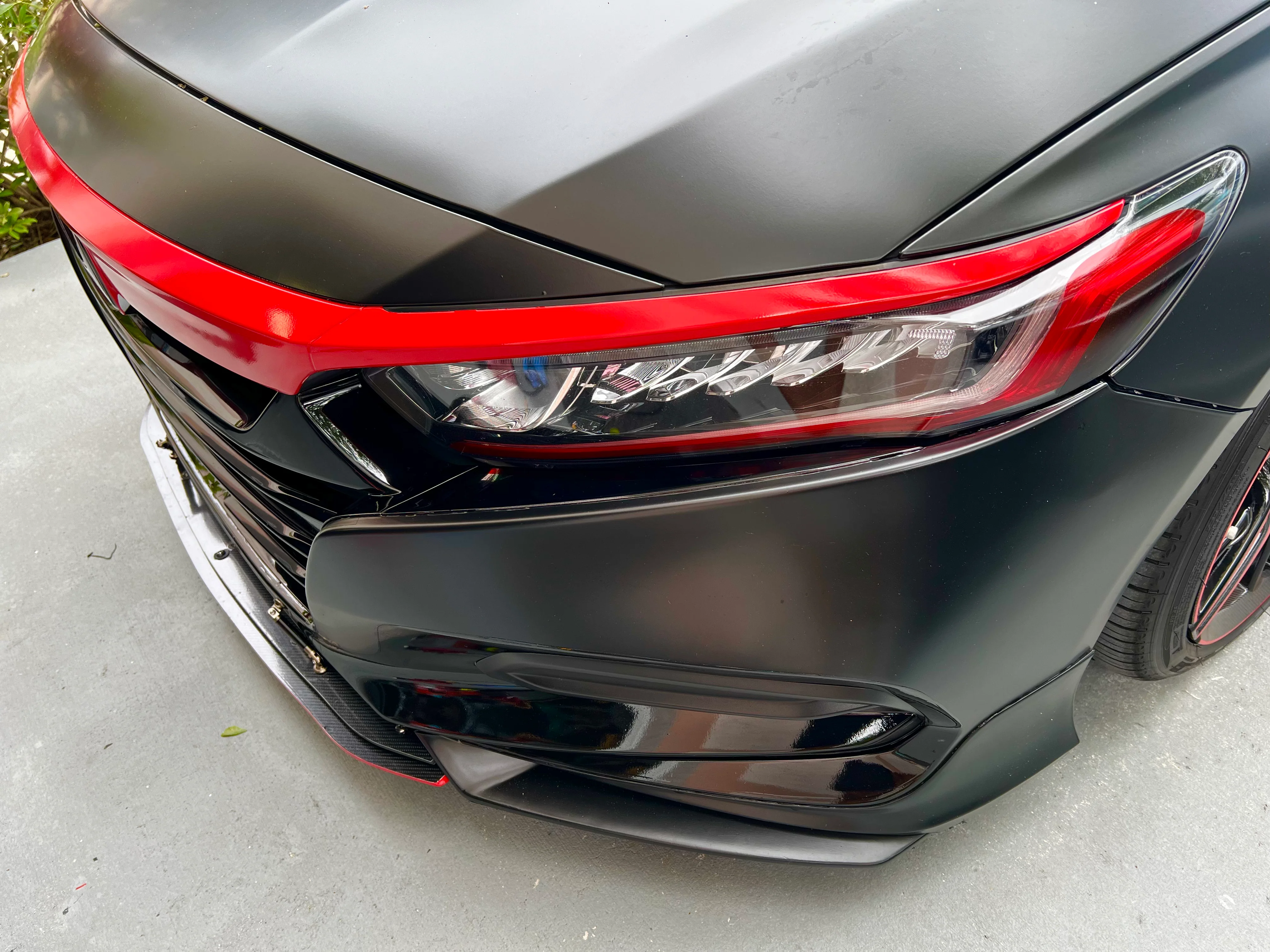 2018-2020 HONDA ACCORD 3M REFLECTIVE OVERLAY CHROME DELETE GRILL - Image 2