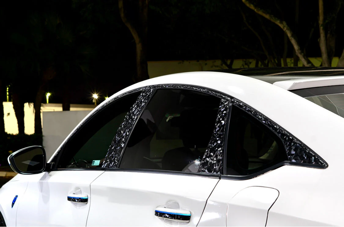 2018-2022 HONDA ACCORD FORGED CARBON FIBER PILLARS & WINDOW DELETE