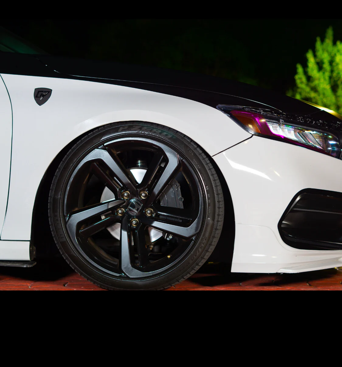 2018-2022 HONDA ACCORD SPORT WHEEL OVERLAY RIM CHROME DELETE - Image 3