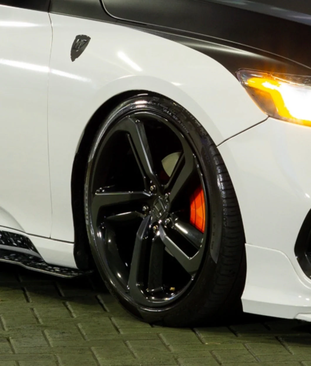 2018-2022 HONDA ACCORD SPORT WHEEL OVERLAY RIM CHROME DELETE REPAIR KIT - Image 2