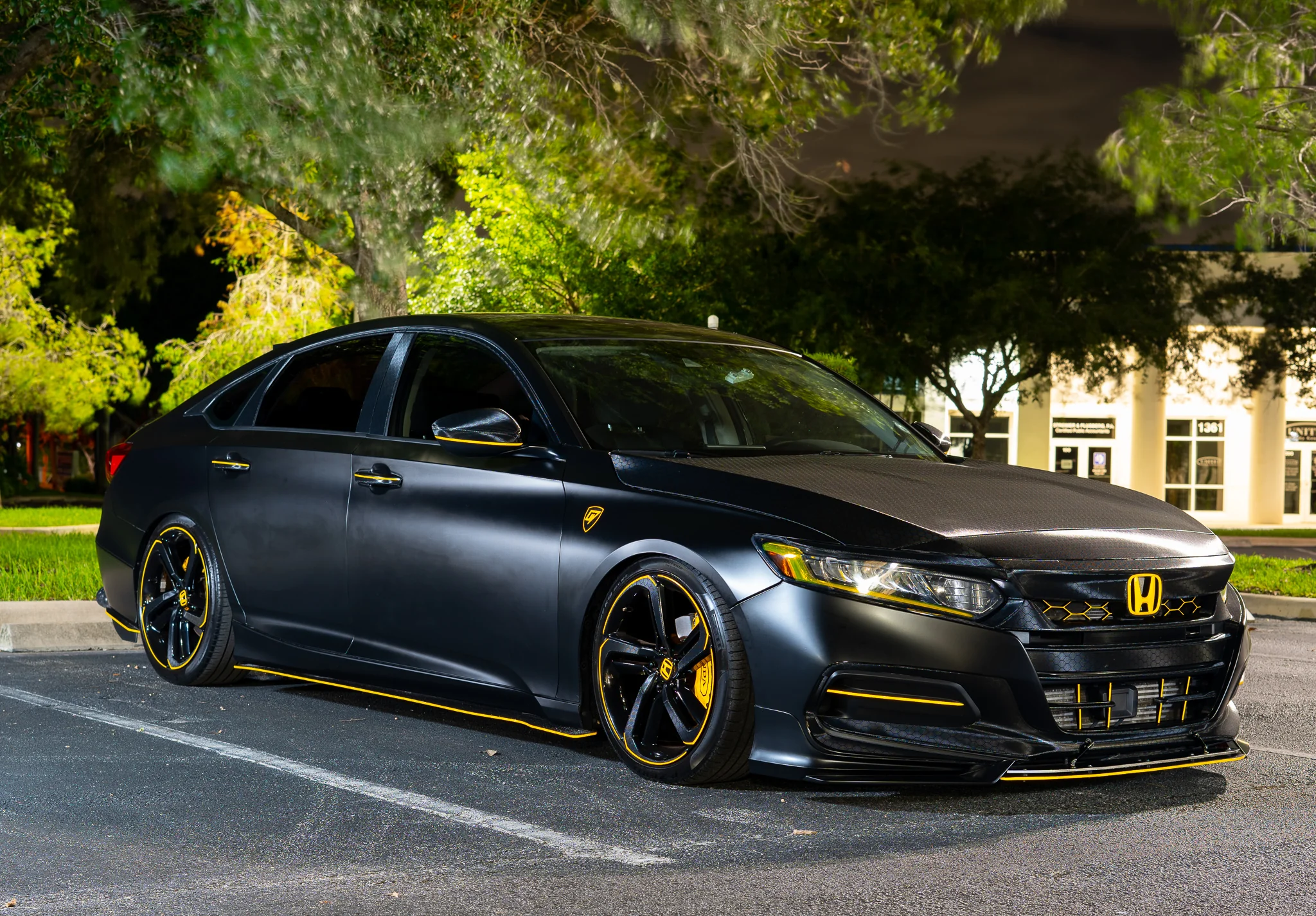 2018-2022 HONDA ACCORD SPORT WHEEL OVERLAY RIM CHROME DELETE - Image 3