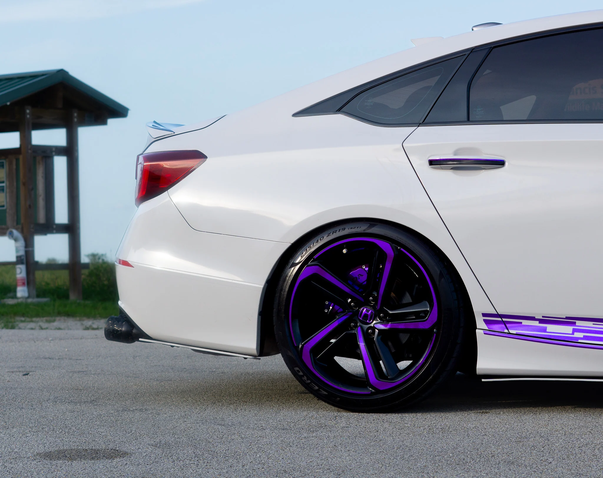 2018-2022 HONDA ACCORD SPORT WHEEL OVERLAY CHROME DELETE - Image 3