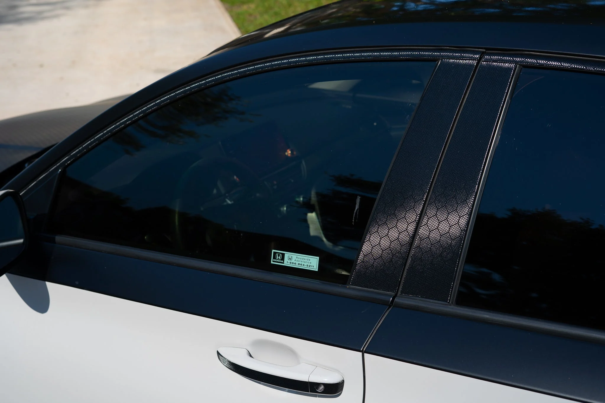 2018-2022 HONDA ACCORD V2 HEX WINDOW CHROME DELETE ONLY