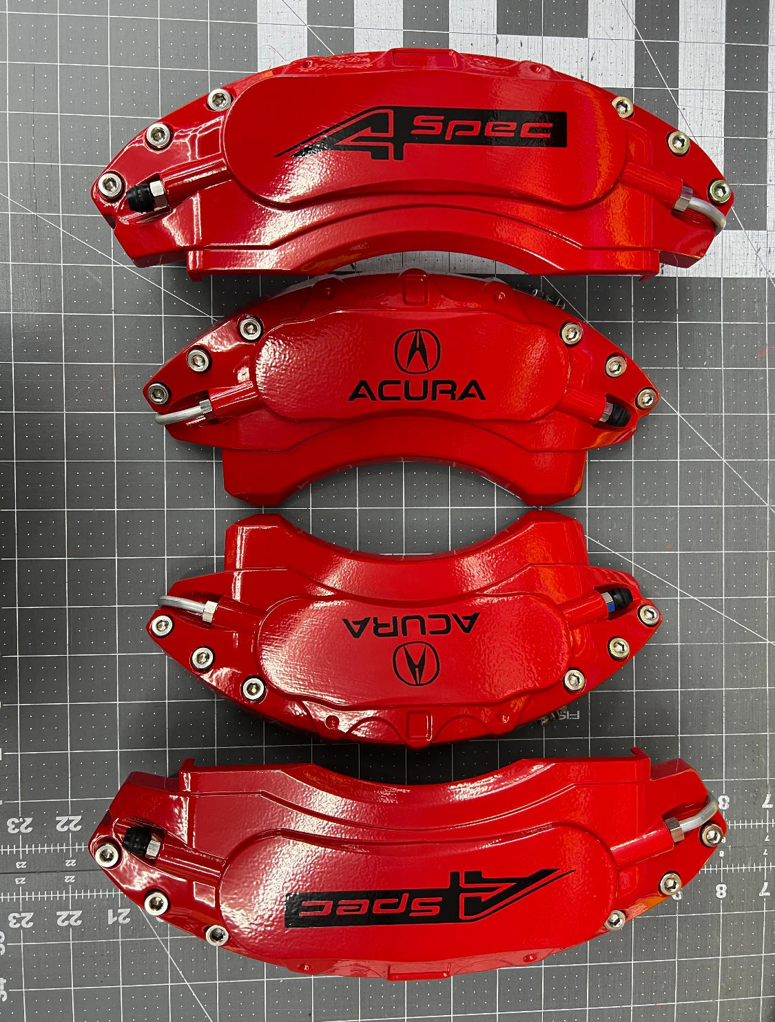 2022-2026 ACURA MDX POWDER COATED CALIPER COVERS - Image 3