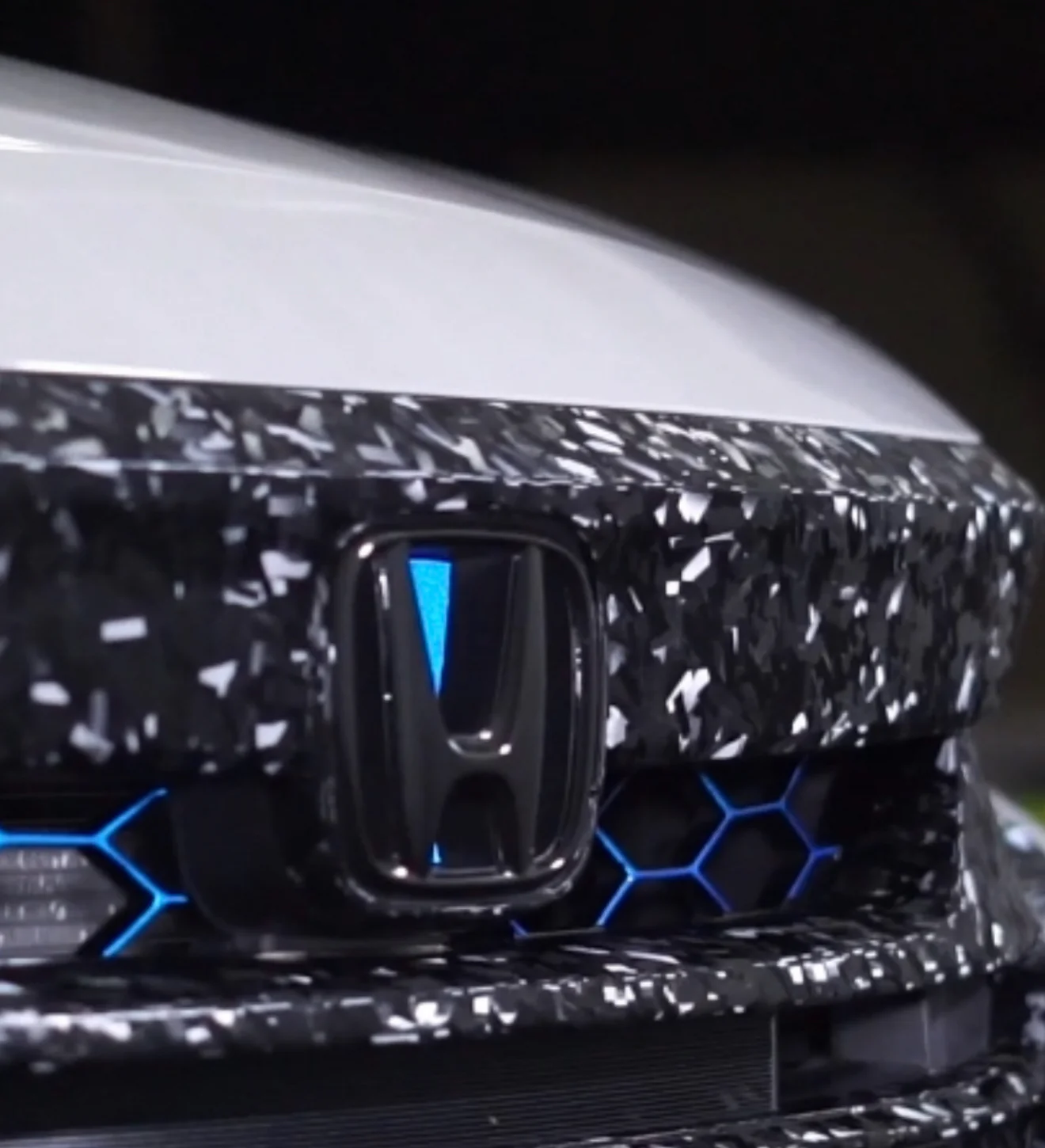 2021-2022 HONDA ACCORD FORGED CARBON FIBER OVERLAY CHROME DELETE GRILL COMPLETE - Image 31