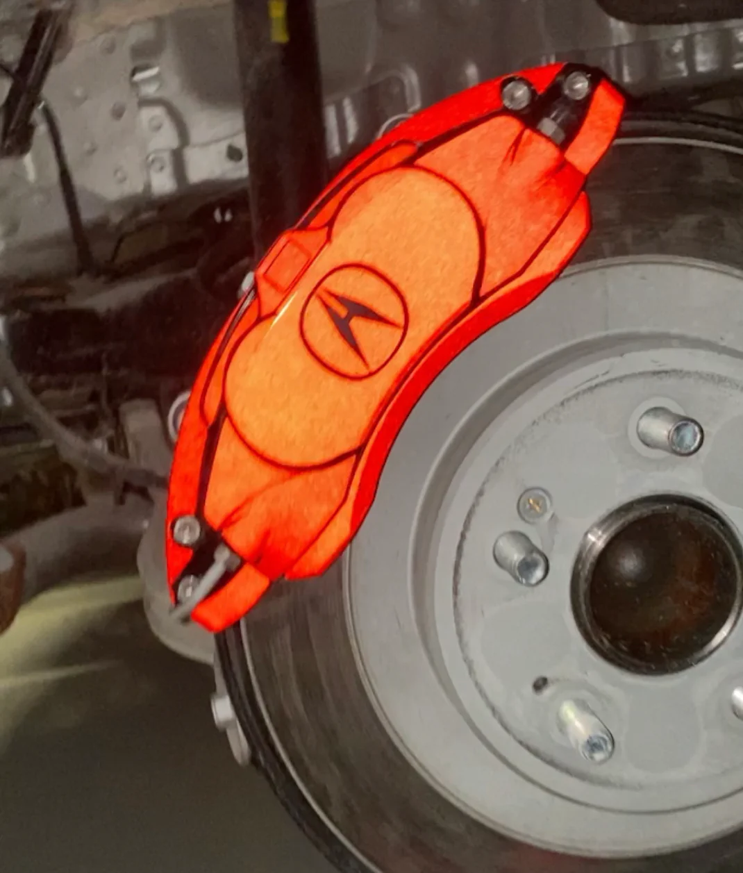 2021-2024 ACURA TLX REFLECTIVE CALIPER COVERS - Image 5