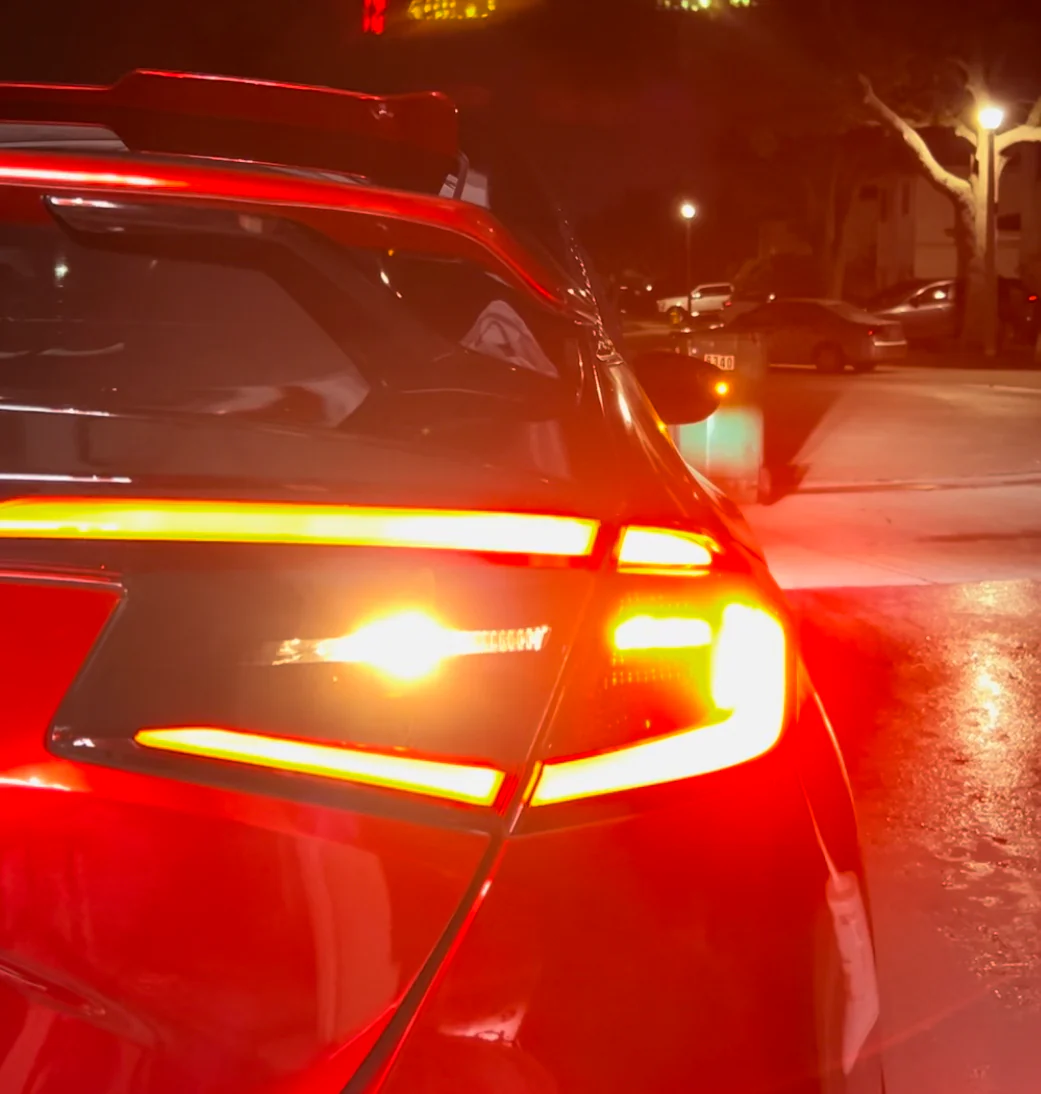 2022-2026 Honda Civic Hatchback Reverse Brake Tail Light overlay - Image 3