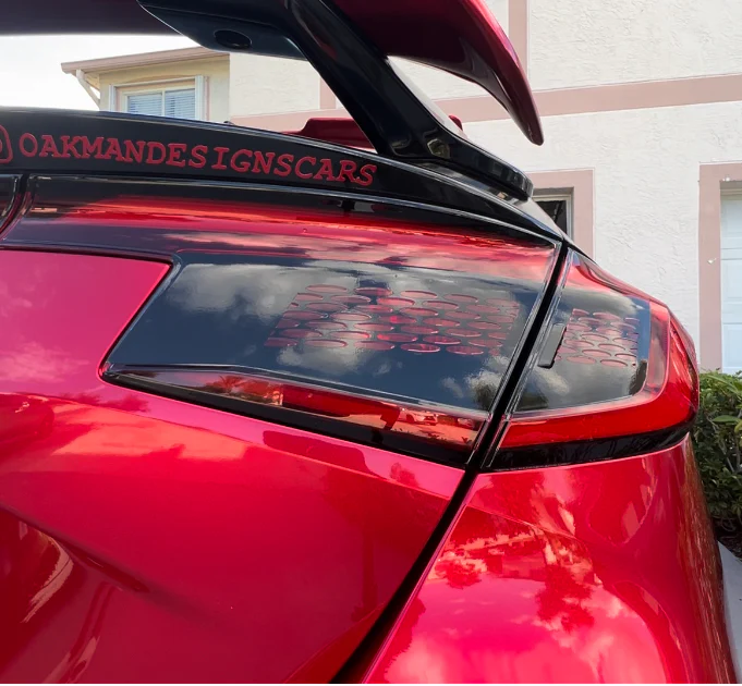 2022-2026 Honda Civic Hatchback Reverse Brake Tail Light Skins - Image 3