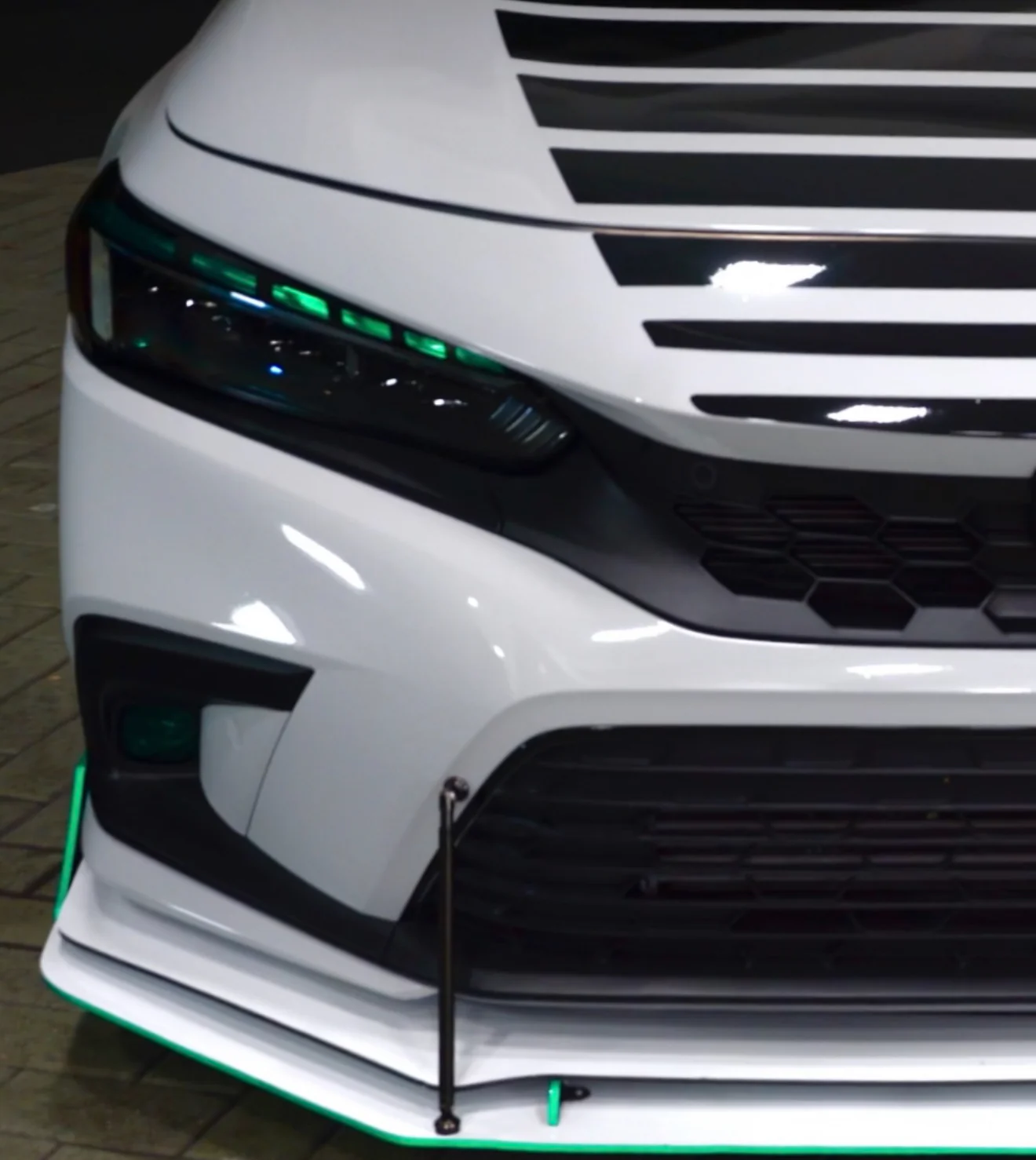 2022-2026 HONDA CIVIC MATRIX SATIN BLACK HEADLIGHT DRL, FOGS & REFLECTOR TINT - Image 28