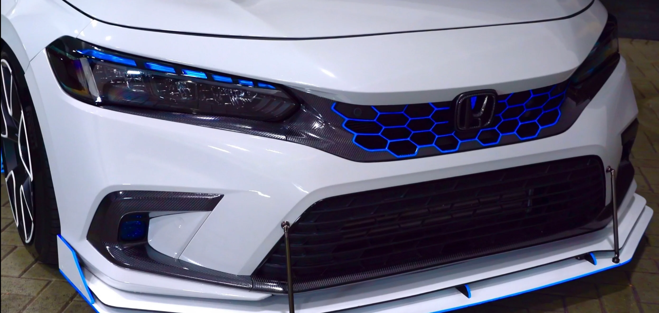 2022-2026 HONDA CIVIC MATRIX SATIN BLACK HEADLIGHT DRL, FOGS & REFLECTOR TINT - Image 41