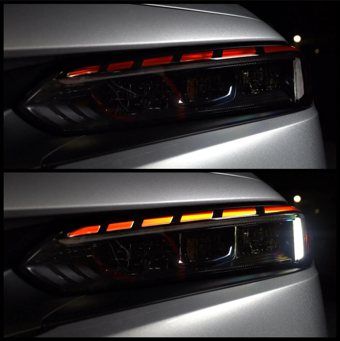 2022-2026 HONDA CIVIC MATRIX SATIN BLACK DRL HEADLIGHT TINT - Image 34