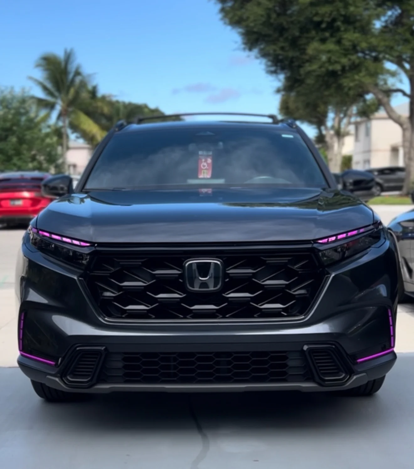 2023-2025 HONDA CR-V MATRIX GLOSS BLACK DRL HEADLIGHT TINT
