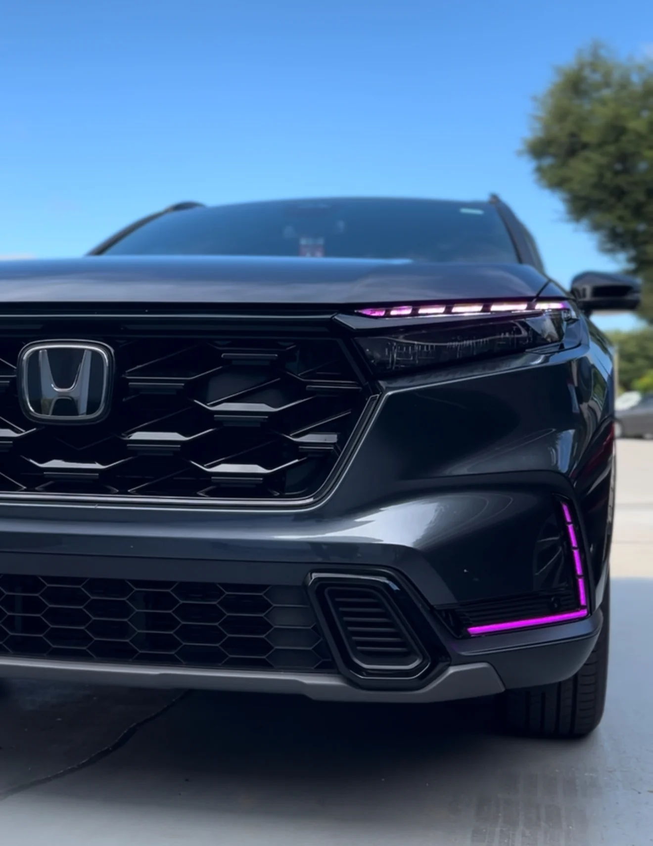 2023-2025 HONDA CR-V MATRIX GLOSS BLACK DRL HEADLIGHT TINT - Image 7