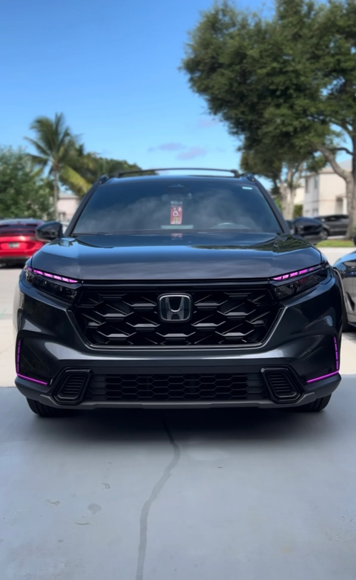 2023-2025 HONDA CR-V MATRIX GLOSS BLACK DRL HEADLIGHT TINT - Image 9