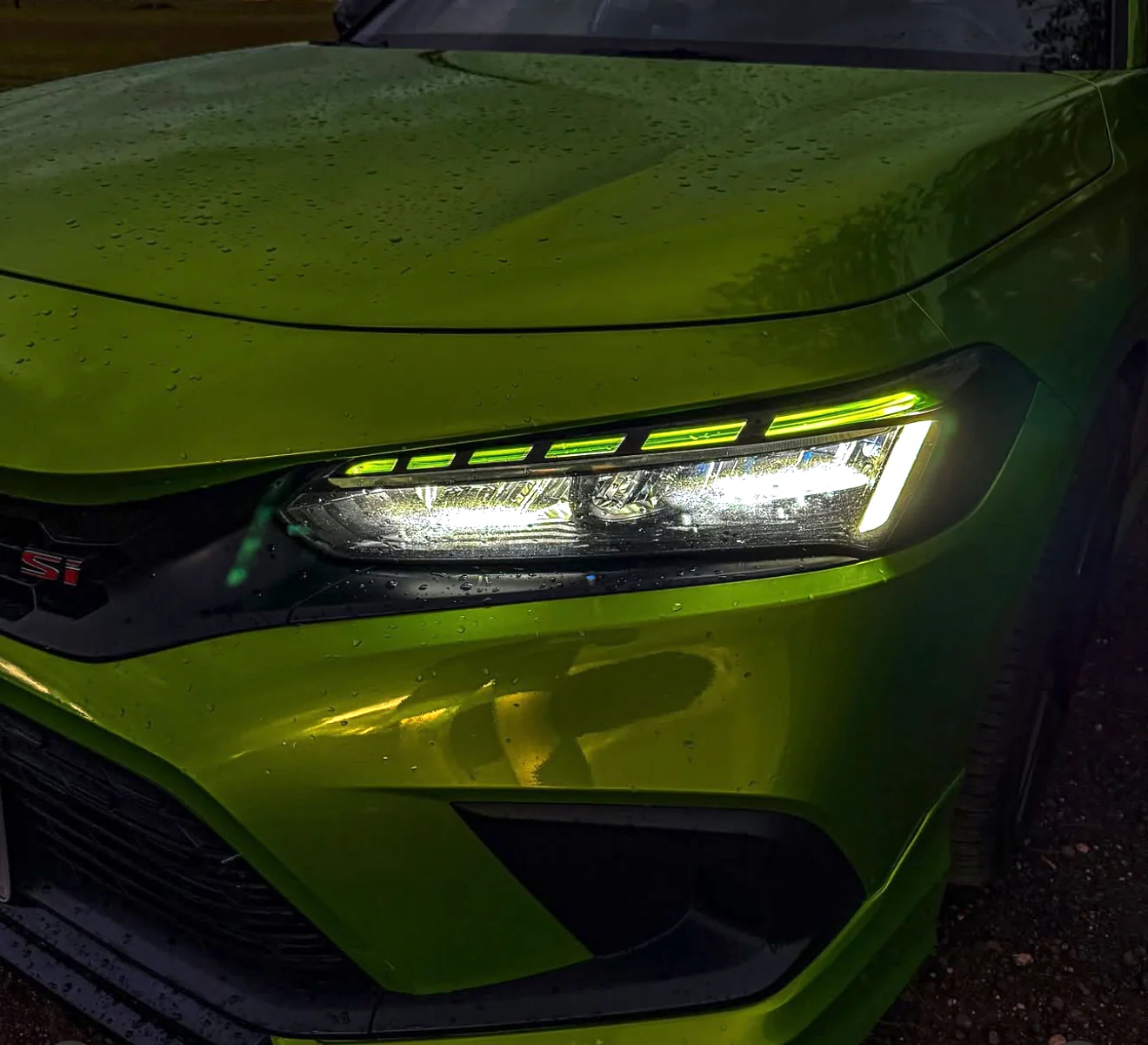 2022-2026 HONDA CIVIC MATRIX GLOSS BLACK HEADLIGHT DRL, FOGS & REFLECTOR TINT - Image 31