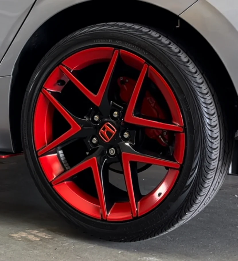 2022-2025 HONDA CIVIC SPORT WHEEL OVERLAY RIM CHROME DELETE