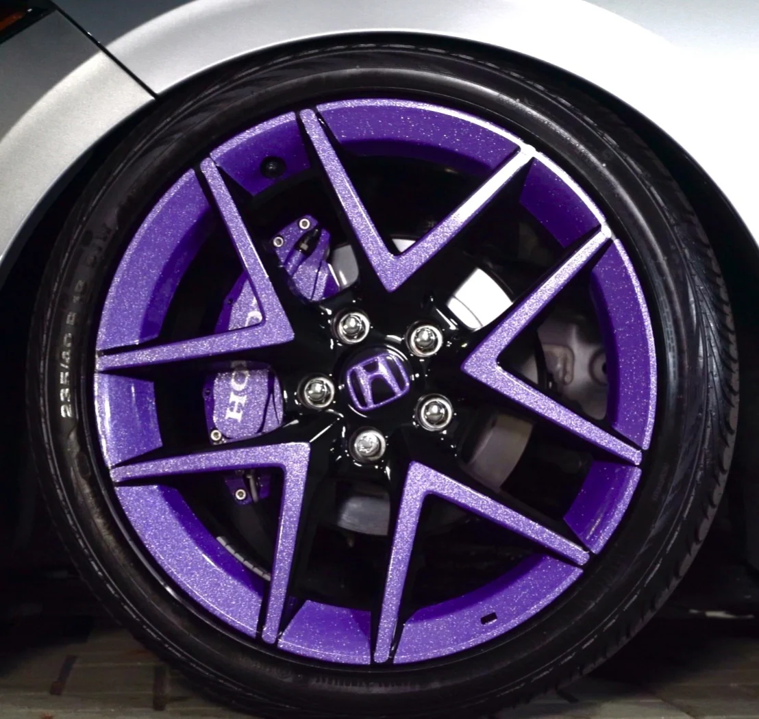 2022-2025 HONDA CIVIC SPORT WHEEL OVERLAY RIM CHROME DELETE - Image 7