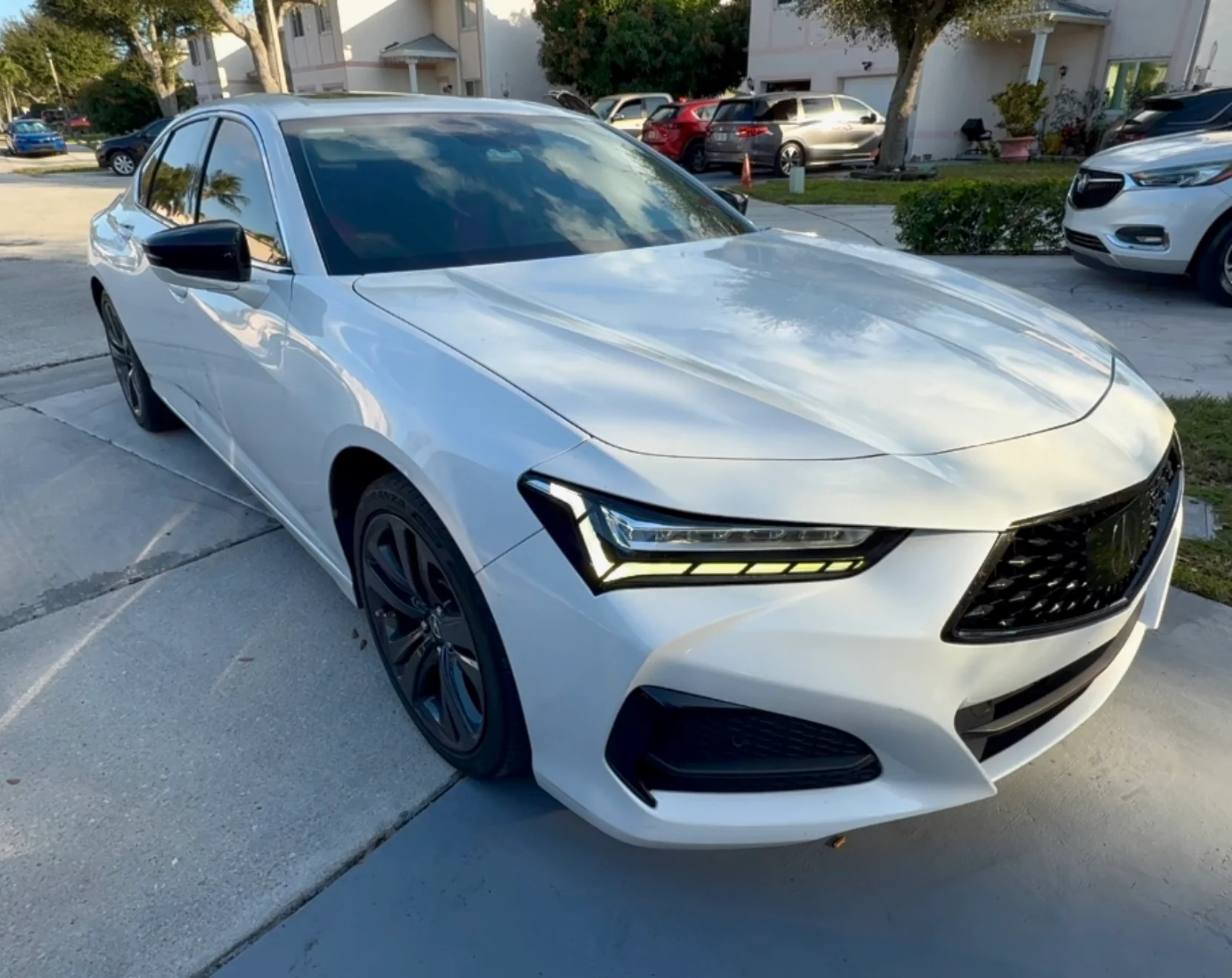 2021-2026 ACURA TLX & TLX TYPE S MATRIX DRL HEADLIGHT TINT - Image 2