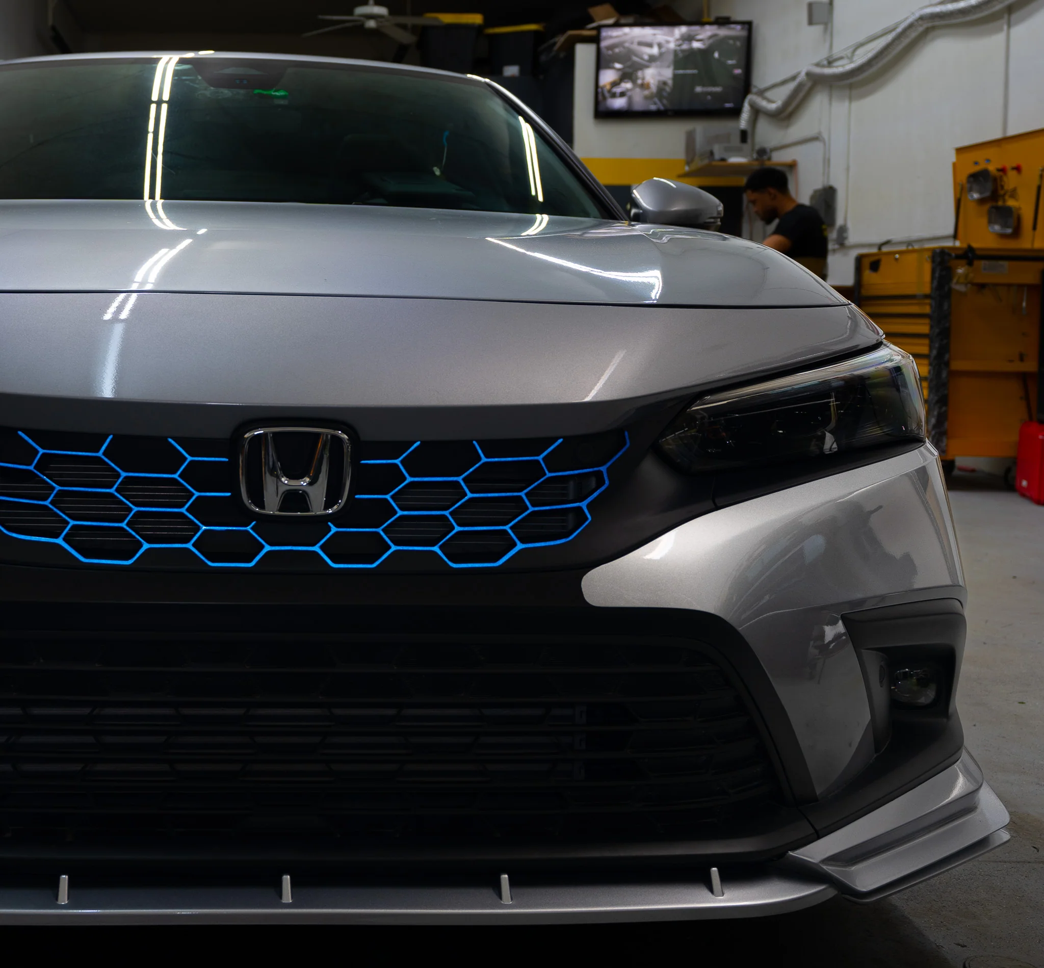 2022 2024 HONDA CIVIC HONEYCOMB GRILL