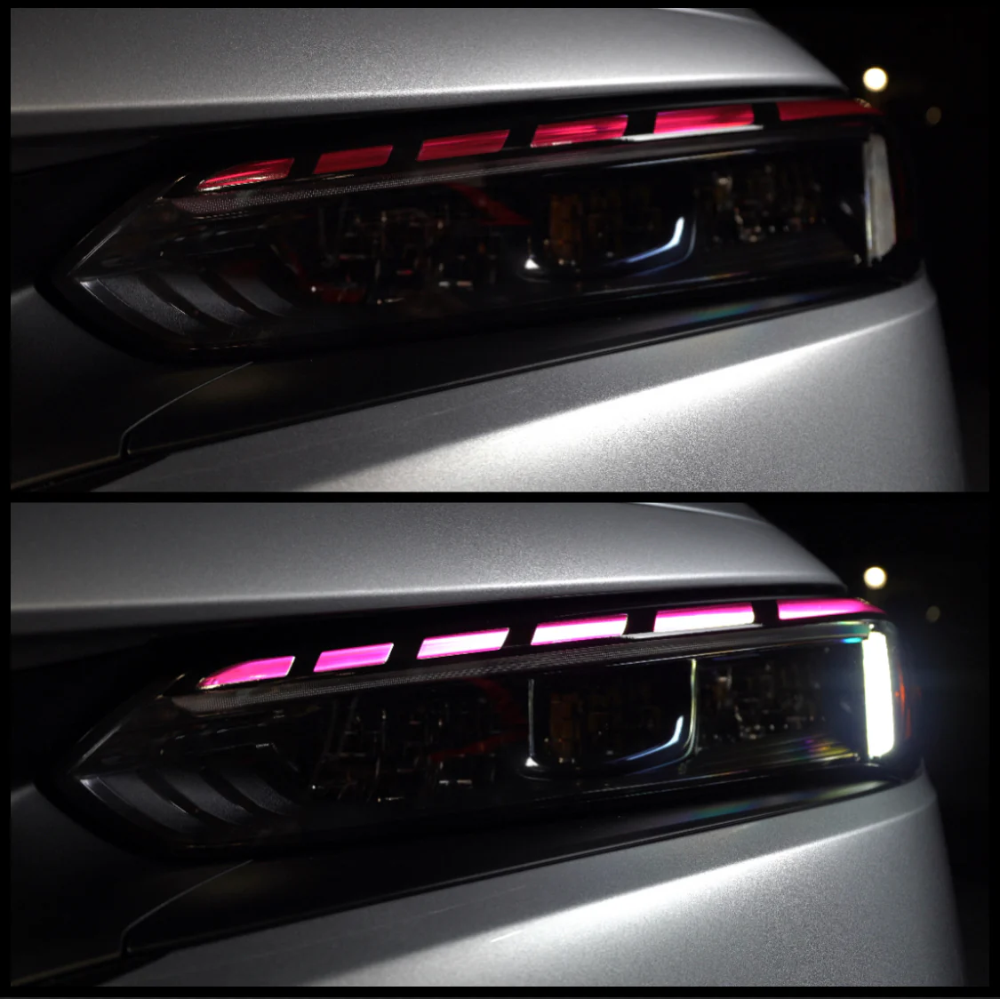 2022-2026 HONDA CIVIC MATRIX GLOSS BLACK DRL HEADLIGHT TINT - Image 24