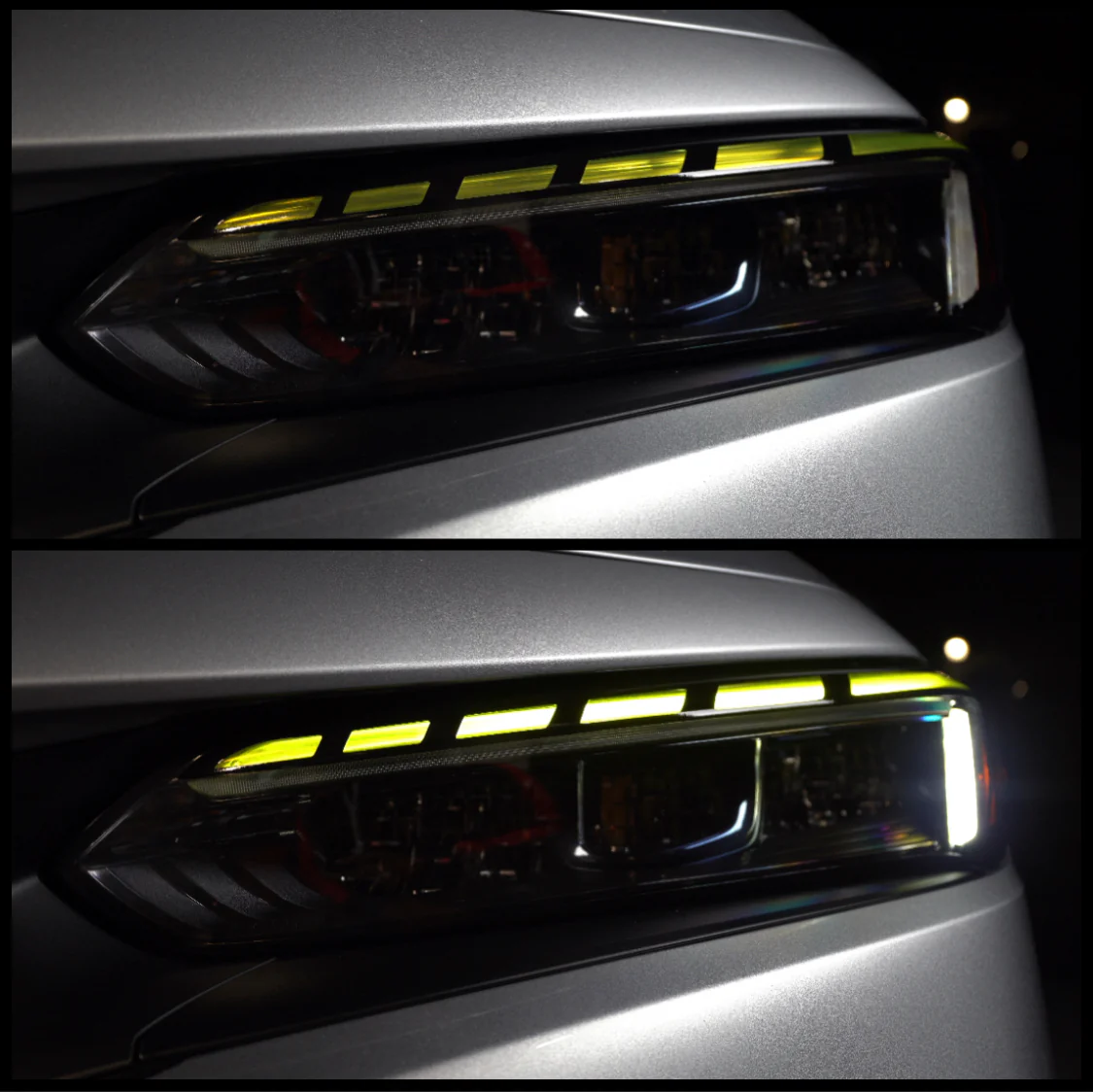 2022-2026 HONDA CIVIC MATRIX GLOSS BLACK DRL HEADLIGHT TINT - Image 35