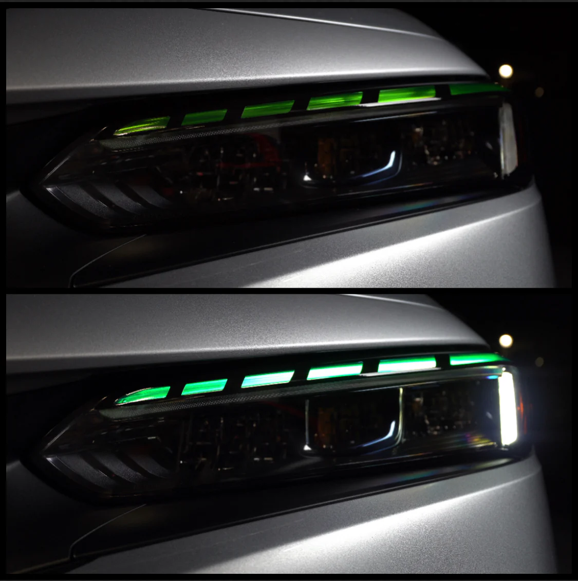 2022-2026 HONDA CIVIC MATRIX GLOSS BLACK DRL HEADLIGHT TINT - Image 33
