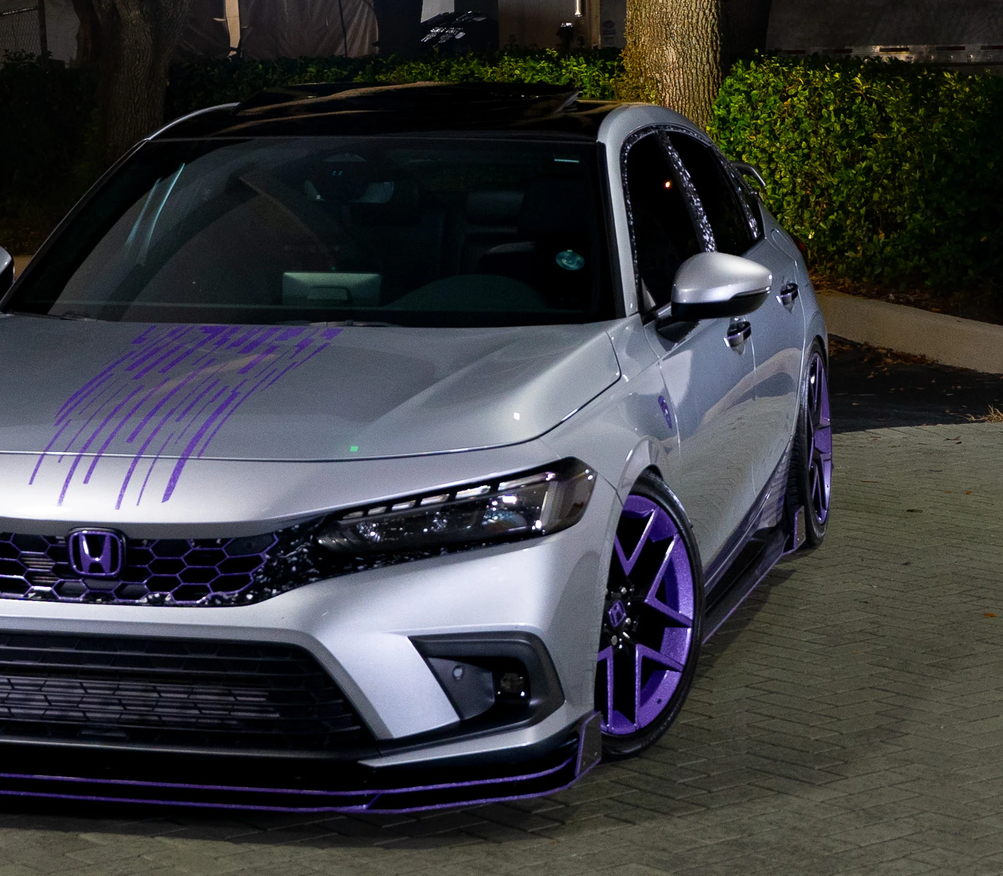 2022-2024 HONDA CIVIC MATRIX HOOD STRIPE - Image 2