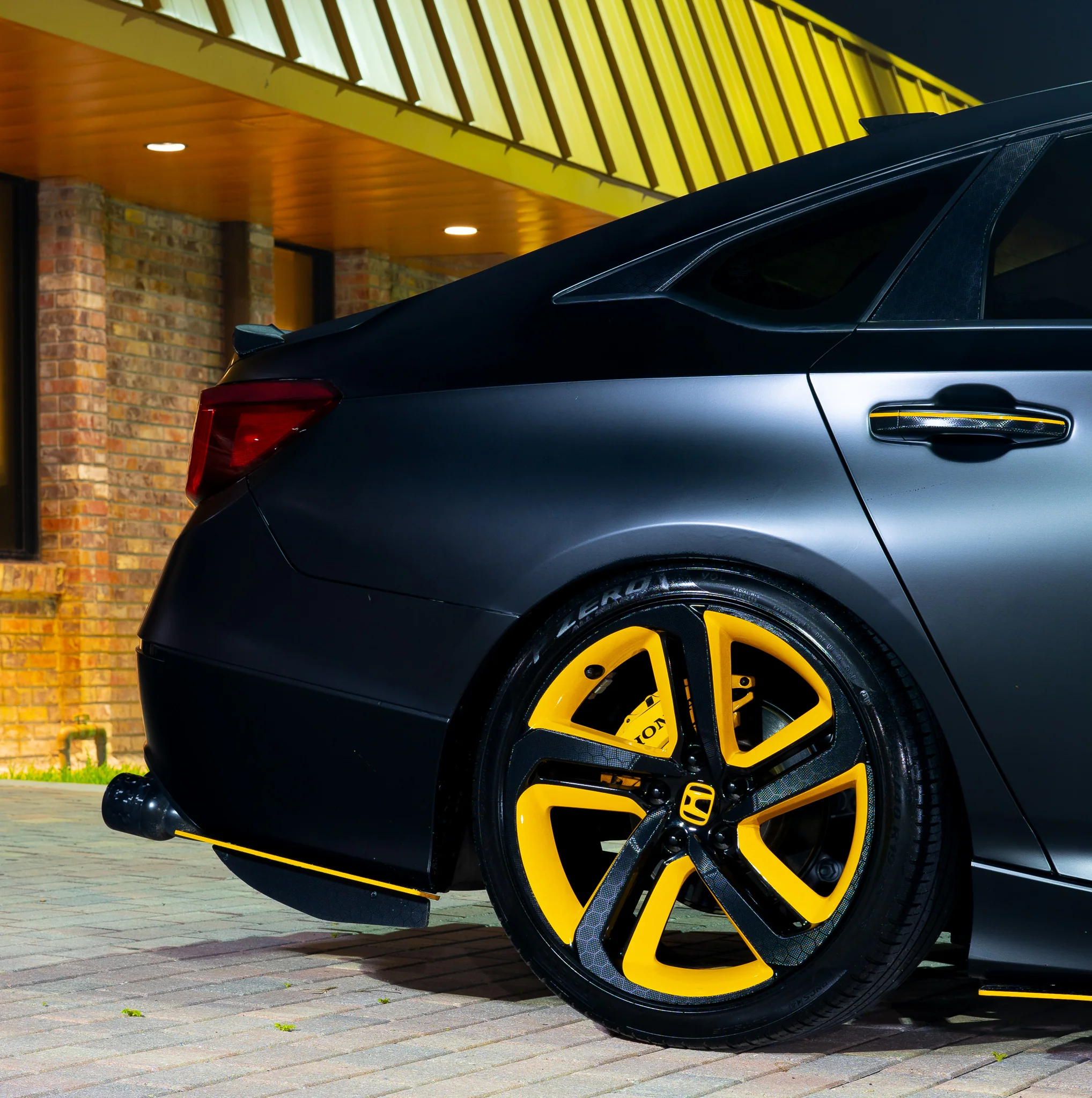 2018-2022 HONDA ACCORD SPORT WHEEL OVERLAY RIM CHROME DELETE - Image 2