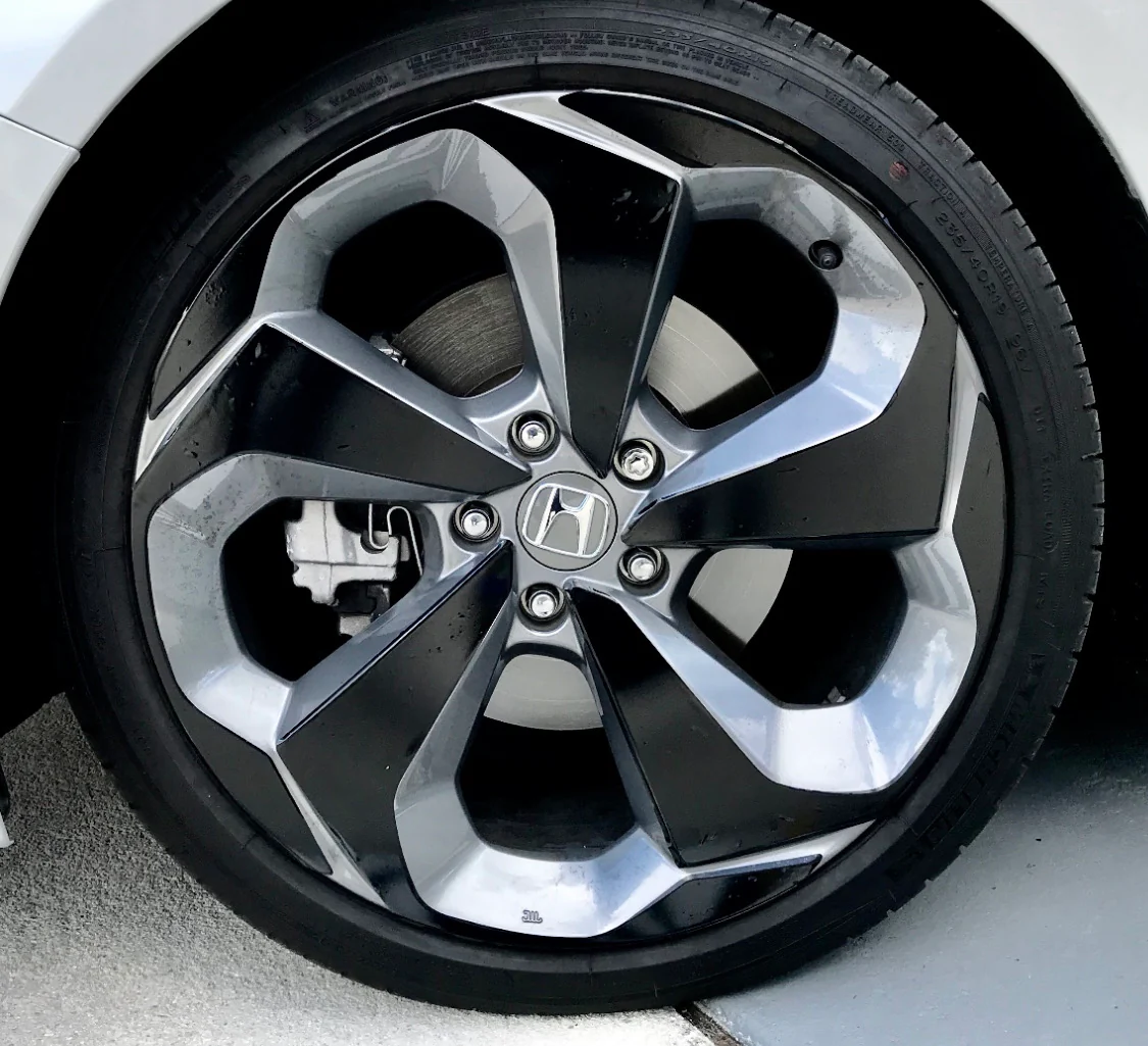 2018-2020 HONDA ACCORD TOURING WHEEL OVERLAY RIM CHROME DELETE