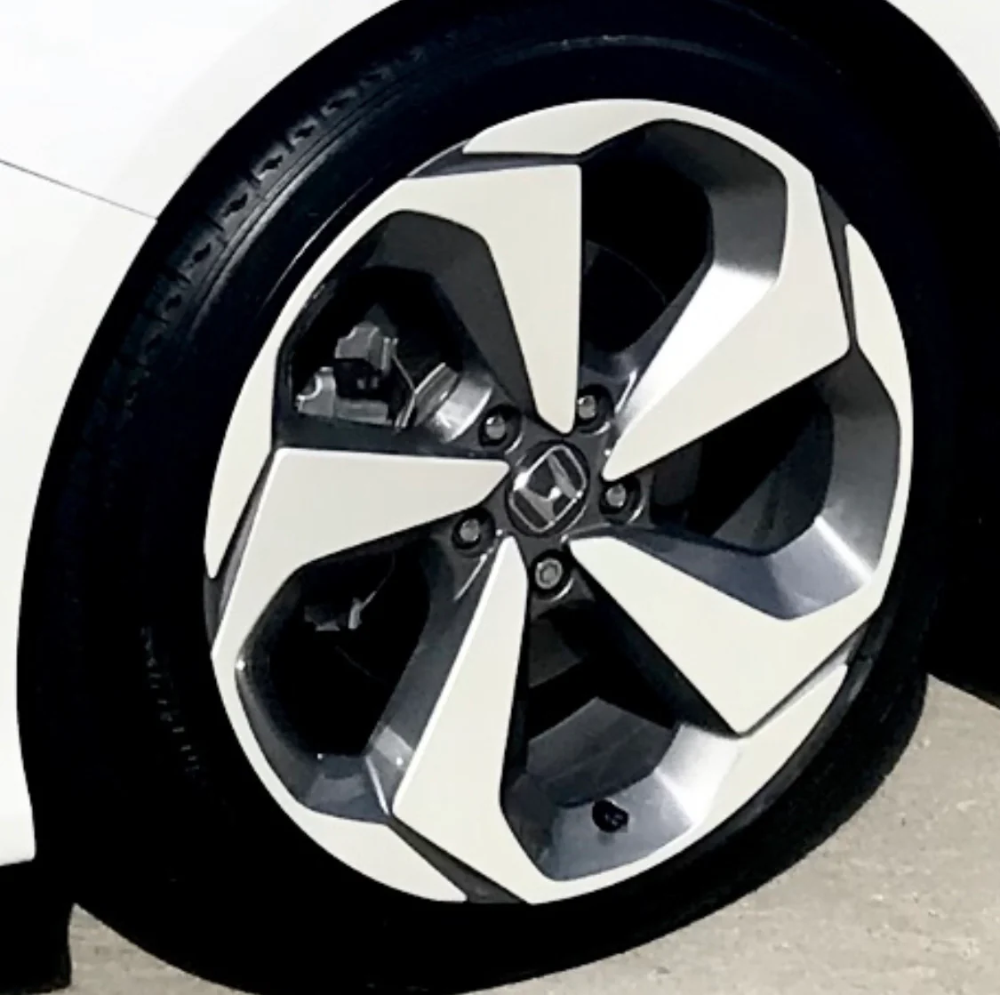 2018-2020 HONDA ACCORD TOURING WHEEL OVERLAY RIM CHROME DELETE - Image 2