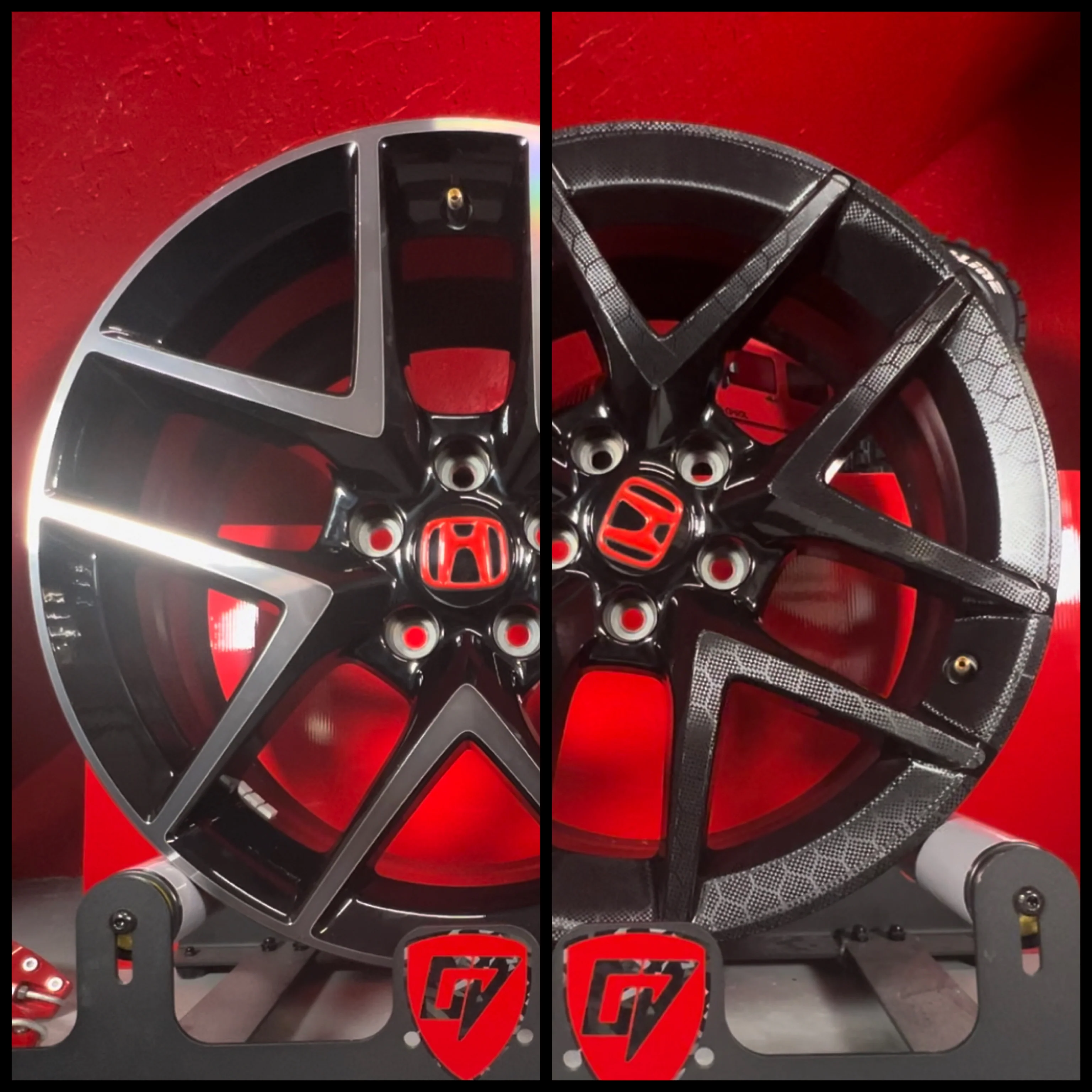 2022-2024 HONDA CIVIC SPORT WHEEL OVERLAY RIM CHROME DELETE - Image 2