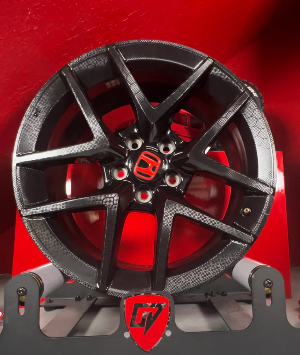 2022-2024 HONDA CIVIC SPORT WHEEL OVERLAY RIM CHROME DELETE - Image 5