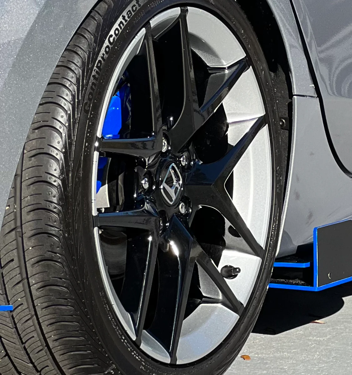 2022-2024 HONDA CIVIC SPORT WHEEL OVERLAY RIM CHROME DELETE