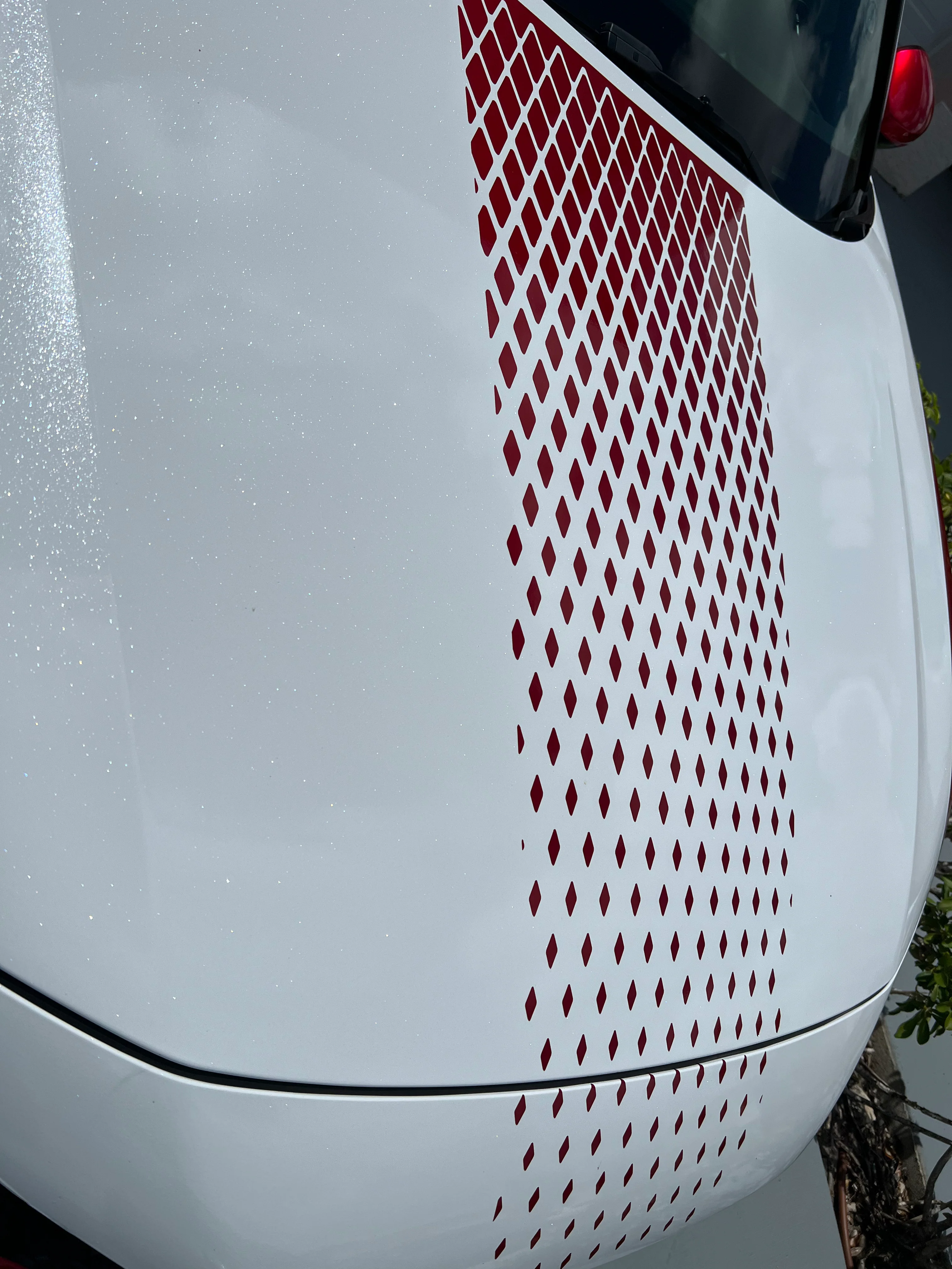 2022-2024 HONDA CIVIC DIAMOND HOOD STRIPE - Image 2