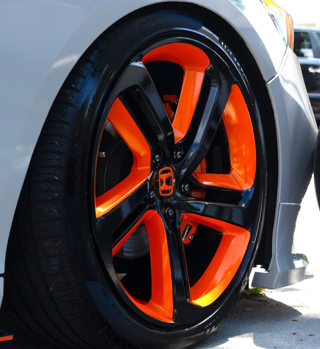 2018-2022 HONDA ACCORD SPORT WHEEL OVERLAY RIM CHROME DELETE - Image 2
